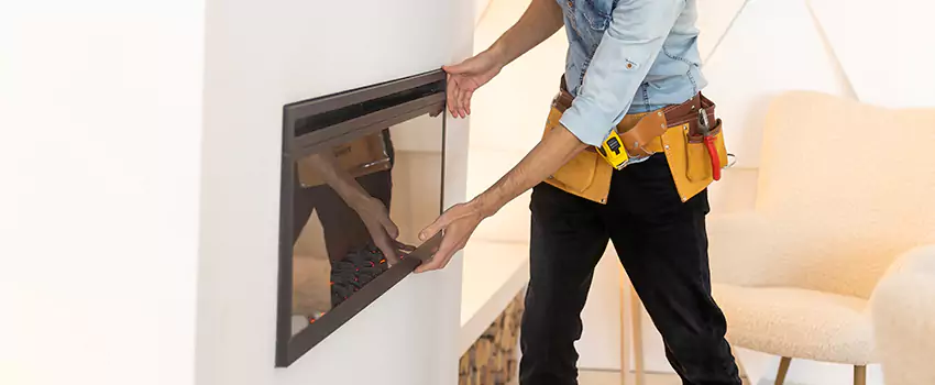 Metal Fireplace Installation in Brooklyn Center, Minnesota