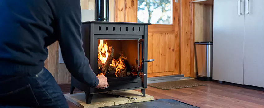 Open Hearth Wood Fireplace Installation in Brooklyn Center, MN
