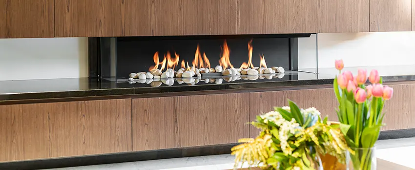 Double-height Fireplace Design Refurbishment in Brooklyn Center, Minnesota