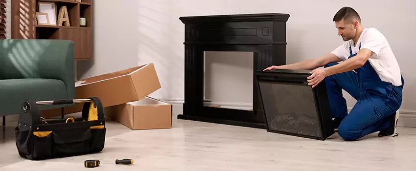 Old Rusted Metal Fireplace Repair And Replacement in Brooklyn Center, MN