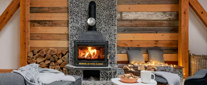 Thelin Hearth Products Direct Vent Gas Stove Fireplace Inspection in Brooklyn Center, Minnesota